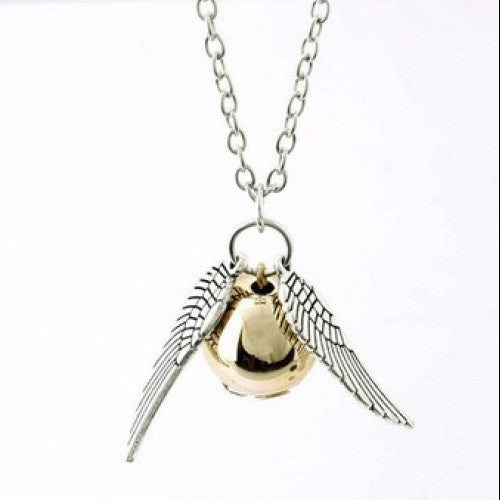 Golden Snitch Pendent Necklace For Men Jewelry