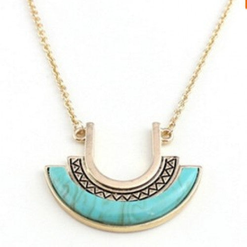 Fashion Charm Brand Jewelry Exquisite Turquoise Necklace For Women