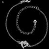 Tornozeleira Femininas Foot Chain 925 Silver Love Ankle Jewelry Bracelet