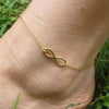 Presonality Nice Infinity Anklet Gold/Silver Anklet Bracelet Foot Chain