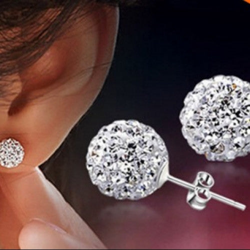 Piercing Bijoux Mix Color Crystal Earrings For Women Brincos